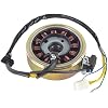 Magneto Stator with Flywheel Rotor Kit 12 Coil 5 Wire Copper DC Stators for GY6 50cc 125cc 150cc 4 Stroke Moped Scooter ATV Quad Go Kart Scooter (GY6 12 Coils DC Stator Flywheel Rotor Kit)
