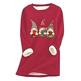 PTLLEND Damen Flauschige Overalls Warme Kapuze Reißverschluss Einteiler in Voller Länge Winter-Loungewear