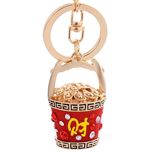 EASYA Key Keychain Chinese Style Gift Bullions Barrel Keychains Keyring Lover Key Accessories