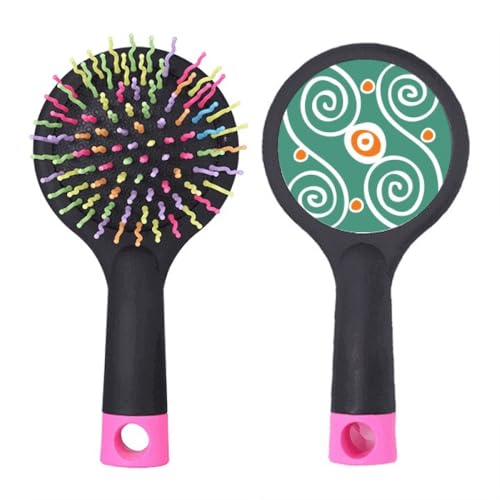 Brosse à cheveux démêlante anti nœuds douloureuse Mexico Totems