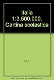 Italia fisica e politica 1:3.500.000. Cartina scolastica (Cartine da banco)