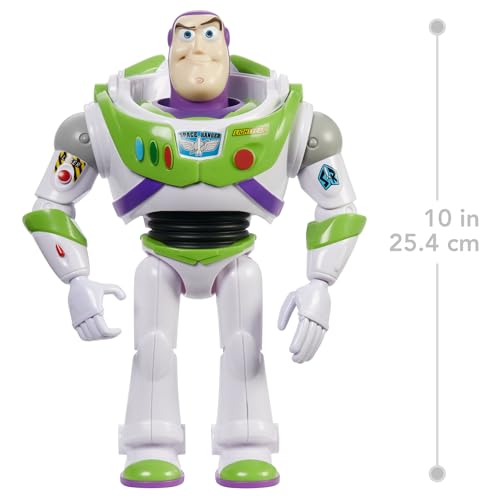 Mattel Große Disney Pixar Buzz Lightyear-Actionfigur, ca. 31 cm, super bewegliche, detailgetreue Sammelfigur aus dem Toy Story Space-Film… – Ansicht 2