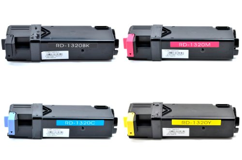 4 Pack Of Compatible Brand Dell 1320c Black And Color Toners - 310-9058, 310-9060, 310-9062, 310-9064 4 Pack Of Compatible Brand Dell 1320c Black And Color Toners - 310-9058, 310-9060, 310-9062, 310-9064