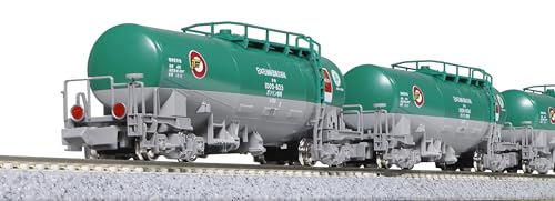 KATO N Gauge Taki 1000 Late Type Japan Oil Transport ENEOS Eco Rail Mark 8 Car Set 10-1810 Railway Model Freight Car