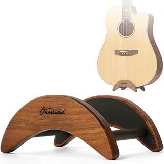 Acoustic Guitar Stand, Clip-On Self-Standing Solid Wood Guitar Stand, Portable Lightweight Guitar Stand Floor, Compact Guitar Holder for Travel and Stage, Gift for Acoustic, Classic and Folk Guitar - Les Beatles, Paul McCartney, John Lennon, RIngo Starr, George Harrison