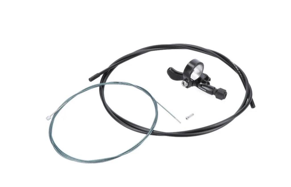 SHIMANO SL-MT500-L Dropper Seatpost Remote - Left, Band Clamp Mount, Black