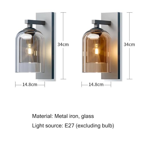 Aplique de pared rústico industrial para solucionar la luz en dormitorios 7