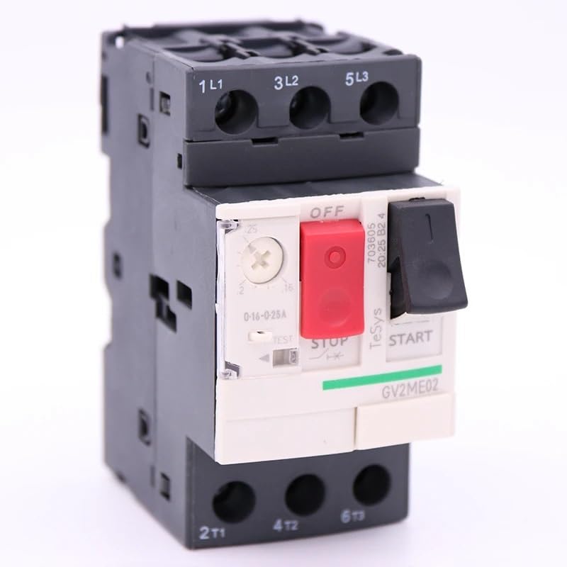 Disjoncteur GV2ME02 avec déclencheur thermique pour éviter la surcharge