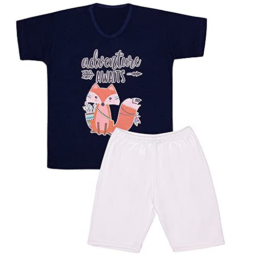 Conjunto Infantil kit 4 peças Roupa Juvenil 4 camisetas + 4 shorts Menina 2 a 10 (4)