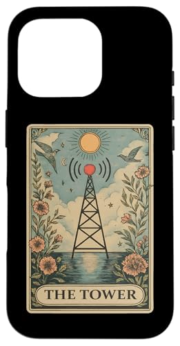 The Tower Ham Radio Operator Carte de Tarot Radio Amateur Sorcière Coque pour iPhone 16 Pro
