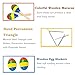 Guiro Instrument, Wooden Maracas For Adults, Wooden Egg Shakers, 6IN Musical Steel Triangle, Latin Percussion Colorful Wooden Musical Instruments for Adults, Parties, Festivals