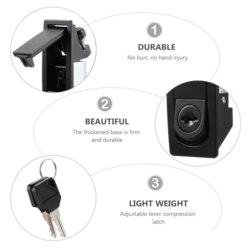 Loquets à compression commande manuelle pour fermeture robuste - 5