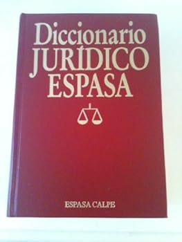 Hardcover Diccionario Juridico Espasa Book