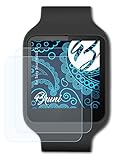 Bruni Screen Protector compatible with Sony SmartWatch 3 Protector Film, crystal clear Protective Film (2X)