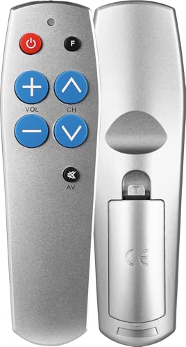 Universal Big Button Easy Simple TV-Fernbedienung für ältere Menschen Senioren, Lernfernbedienung für IR-Fernbedienung