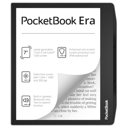 PocketBook 700 Era Silver e-Book Reader Touchscreen 16 GB Black Silver