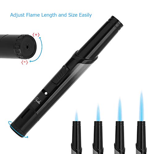 Pipita Torch Lighter Windproof Lighter Refillable Butane Lighter With Flame Lock Affordable (Without Gas) #TOP2