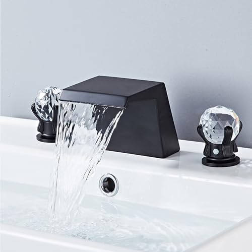 Robinet cascade de salle de bains laiton or pour remplacer ancien mitigeur