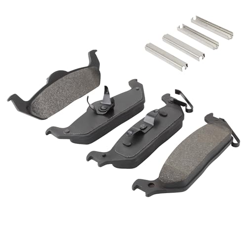 Image of QUALITY-BUILT Rear Semi-Metallic Brake Pads, Premium 1001-1012M, Compatible with 2003-2014 Ford /Lincoln (F-150,F-250,Lobo,Mark LT)