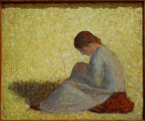 Impression d'affiches Toile Georges Seurat art portrait de décoration mural 60x90