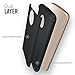 TUDIA DualShield Designed for Motorola Moto G6 Phone Case, [Merge] Shockproof Heavy Duty Military Grade Dual Layer Hard Slim Protective Case Cover - Matte Black