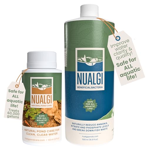 Nualgi Natural Pond Cleaner + Beneficial Bacteria Bundle