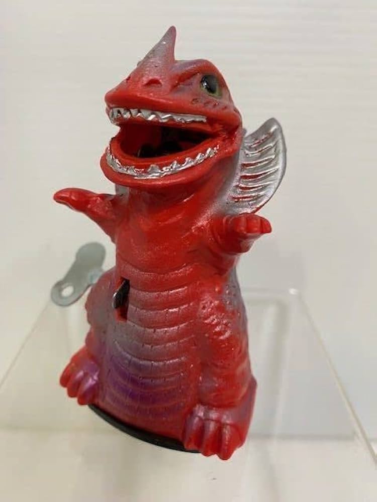 Amazon.co.jp: 昭和レトロ怪獣ゼンマイソフビ人形 10．5cm 当時物