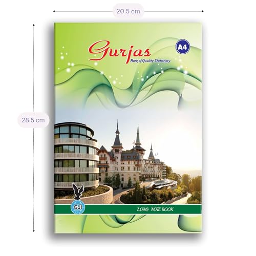 Image of A4 Notebook | 172 Pages | Single Line | Soft Bound | 29.7 X 21 cm | Pack of 6