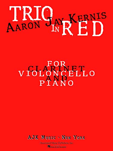 Trio in Red: Clarinet (A & E-flat), Cello, and Piano