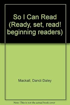 Paperback So I Can Read (Ready, Set, Read! Beginning Readers) Book