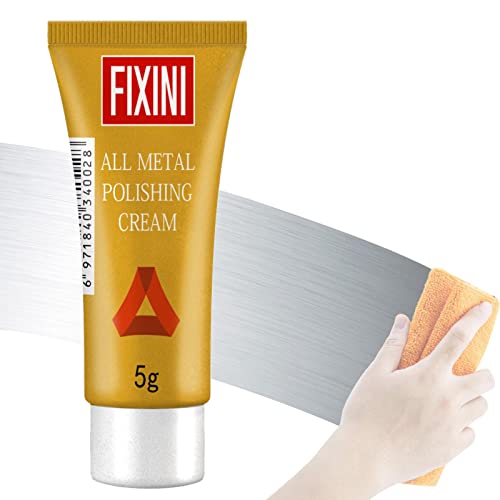 Polidor de Alumínio | Pasta de Polimento de Metal | Creme de limpeza multifuncional para cobre, latã