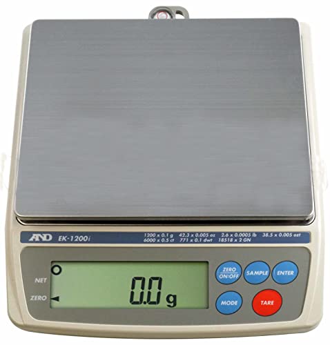 Báscula digital A&D EK-1200i 1200G capacidad 0.1G resolución miniatura 1