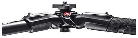 Manfrotto 190X Aluminum 3-Section Tripod Kit with XPRO Fluid Head (MK190X3-2W) Black