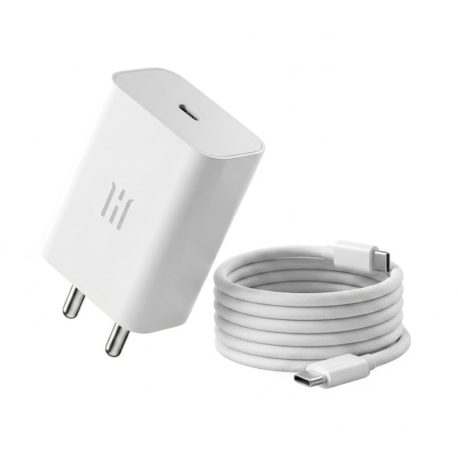 Hybrixx 66W GaN Fast Charger for Laptop & Mobile | USB-C PD Charger Adapter | Ultra-Fast Charging for MacBook, HP, Dell, Lenovo, Asus, iPhone, iPad, Android | Compact Travel Wall Charger