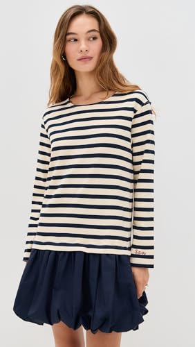 Sea Women's Athena Solid Combo T-Shirt Bubble Dress2