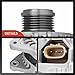 A-Premium Alternator Compatible with Nissan Altima 2013-2018 2.5L, 12V 110A 6-Groove Clutch Pulley Clockwise, Replace# 231003TA1B, A2TJ1891ZC