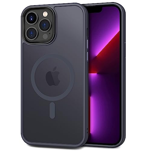 Image of CACOE Magnetic Case for iPhone 13 Pro 6.1 inch, Dark Blue-1