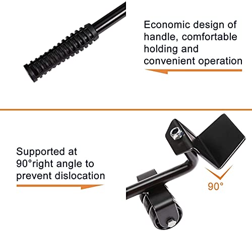 4-Pack Steel Tri-Dolly Set With Lifter, 3 Wheel Mover Dollys For Heavy Furniture, Pool Table, Grand Piano Table (Ten Inch) #TOP1