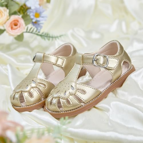 Image of Kiderence Toddler Girls Sandals Little Girls Kids Summer Shoes Toddler Sandals
