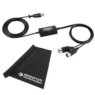 Allows data exchange from USB to MIDI Compatible with PC and Mac Extremely compact and easy to use Powered by USB + Keepdrum microfibre cleaning cloth polishing cloth