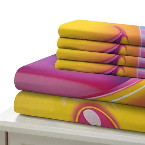 Parure de lit microfibre visage souriant 140x200 sans repassage - 6