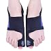 Bunion Corrector by Quanquer [Pair] - Bunion Splint Toe Straightener Brace for Hallux Valgus Pain Relief Fits Men & Women (Black)