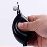 2 Pack Blood Pressure Bulb Pump Replacement Latex Rubber Inflation Bulb with Air Release Valve Barb Adjustable Hand Squeeze Pump for Aneroid Sphygmomanometer Manual Blood Pressure Monitor Cuff