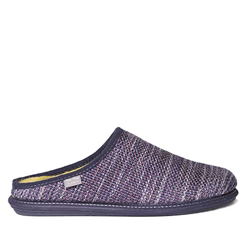 Zapatilla de casa para Hombre Hecha en Fieltro - Tobi-DS Marino, 42 EU Cover