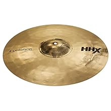 The SABIAN HHX Evolution Ride cymbals combine crisp attack and warm undertones for a shimmering ride with excellent crash capability Style: Modern Tone: Dark Cymbal Alloy: B20 Thick: Medium