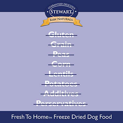 Stewart Raw Naturals Freeze Dried Puppy Food Grain Free Made In Usa With Chicken, Fruits, & Vegetables For Fresh To Home All Natural Recipe, 12 Oz. #TOP4