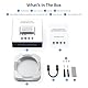 Akkyajaure 40 Gbit/s USB4-Hub und Ständer für Mac Mini M4/M4 Pro, Aluminium-Dockingstation mit 40 Gbit/s M.2 SSD (NVMe PCle) Gehäuse, 3 x USB 2.0, 3,5 mm Audio, USB4 Host, Mac Mini M4 USB-4 Dock