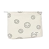 💕【Öffnungsdesign】 Sie müssen nicht in die traditionelle Kosmetiktasche mit schwarzem Loch graben und werfen, öffnen Sie einfach den Reißverschluss, alle Artikel sind auf einen Blick klar. So können Sie schnell die Kosmetik auswählen, die Sie benötigen.