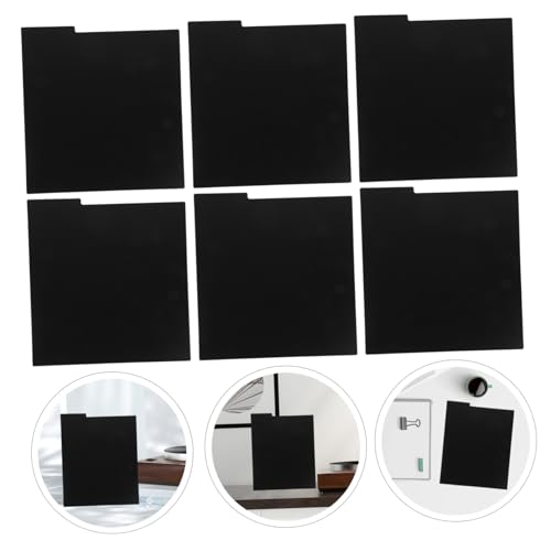 Separadores de estantería de PVC PRETYZOOM para cómics y vinilos, 8 piezas impermeables 8