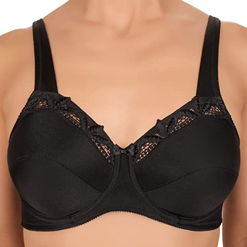 Felina Melina - Sujetador cómodo bra de aro negro negro 95C, C